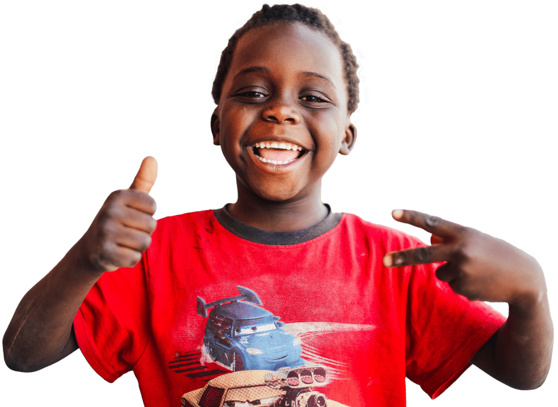 Lachendes Kind Aus Afrika